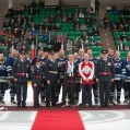 Members of the Belleville Police Service squared off against the NHL Alumni on March 30th is support